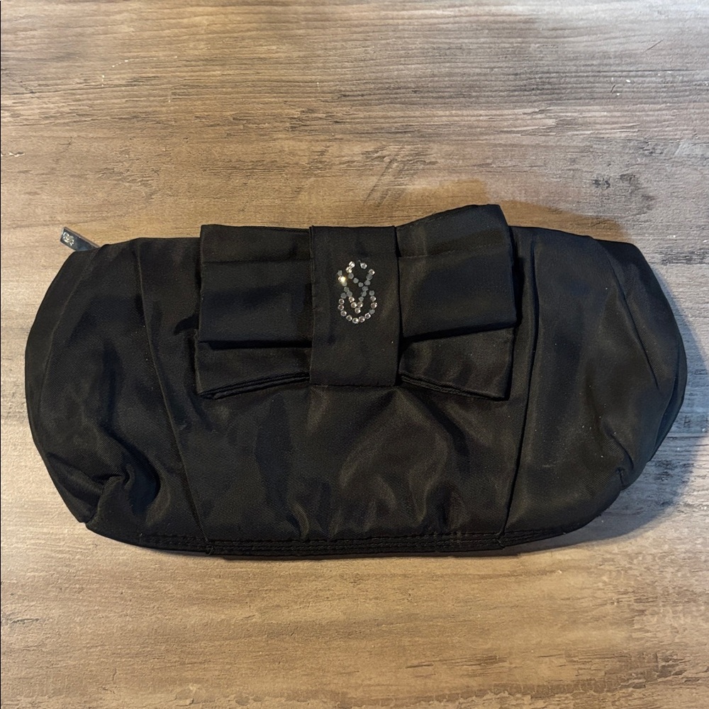 Victoria's Secret Black Clutch with Bow